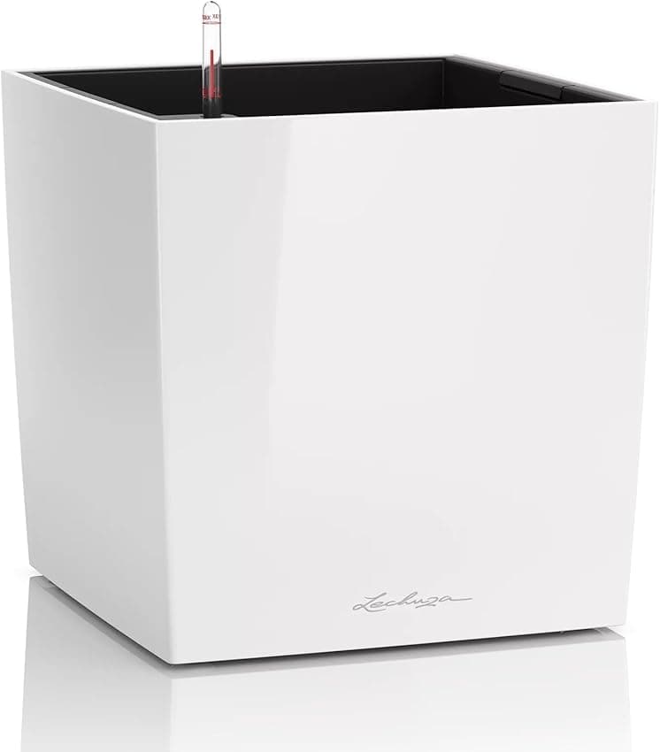 Imagen de LECHUZA Cube Premium 30 Blanco 🌿 en OfertitasTOP