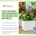 Thumbnail 3 de LECHUZA Cube Premium 40 Blanco Brillante 40 cm 🪴