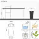 Thumbnail 1 de Lechuza Delta Premium 30 Blanco Brillante 15.500