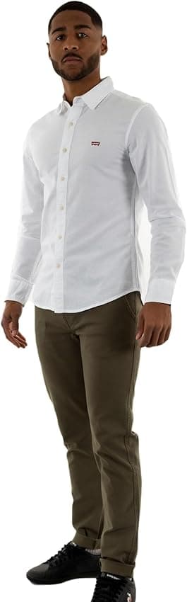 Imagen de Levi's Camisa de Manga Larga Battery Housemark Slim, XL 👕 en OfertitasTOP