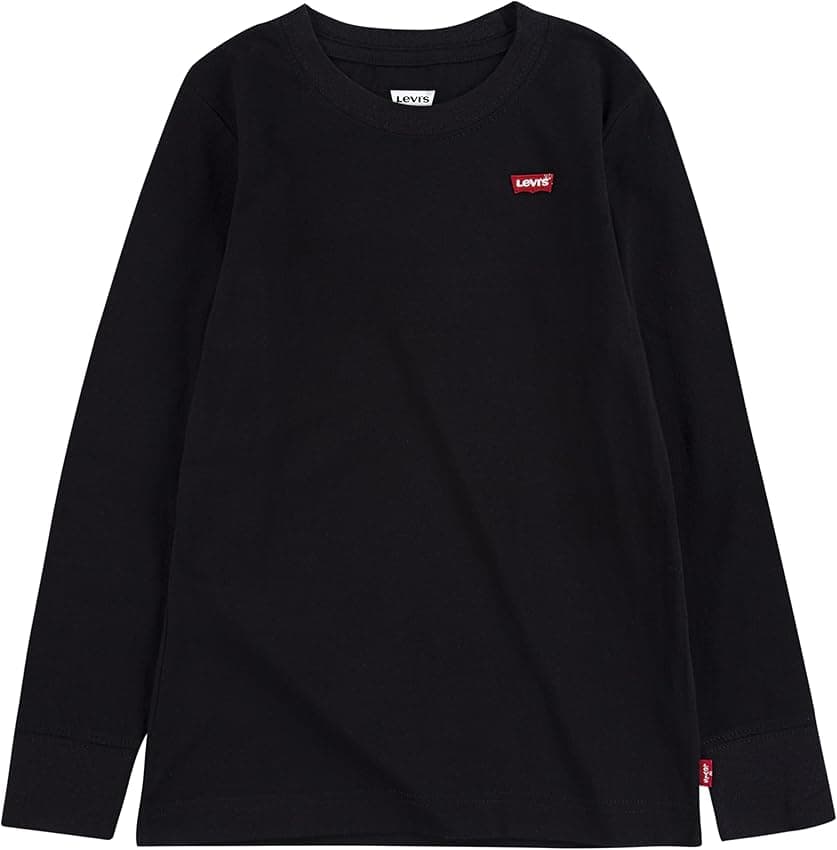 Imagen de Levi's Lvb L/S Batwing Chesthit tee camiseta niño 12 años negra en OfertitasTOP