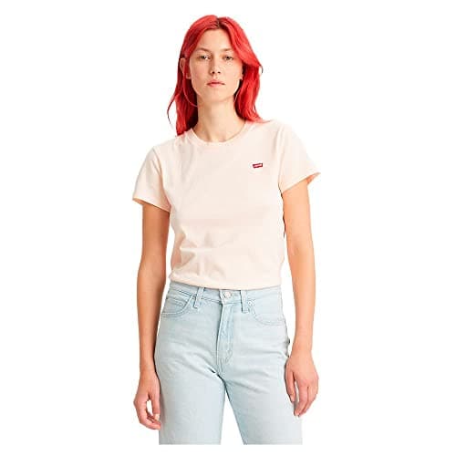 Imagen de Levi's Perfect Tee XXS camiseta mujer Pearl Blush 👕 en OfertitasTOP