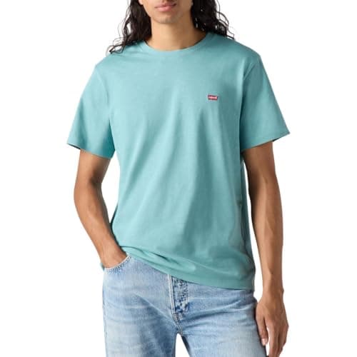 Imagen de Levi's SS Original Housemark tee M Camiseta Bristol Blue 👕 en OfertitasTOP