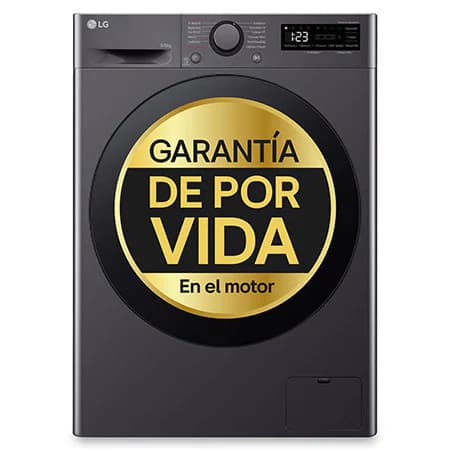 Imagen de LG F4DR6009AGM Lavasecadora 9/6 kg 1.400 rpm negra 📺 en OfertitasTOP