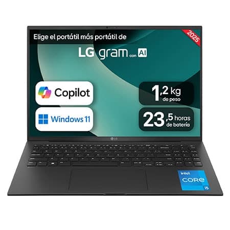 Imagen de LG gram 16Z90RU 16" WQXGA, i5, 16 GB, 512 GB 💻 en OfertitasTOP