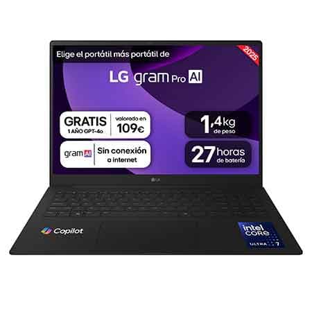 Imagen de LG gram pro 16Z90TR Portátil 16" — 32 GB RAM, 1 TB SSD 💻 en OfertitasTOP