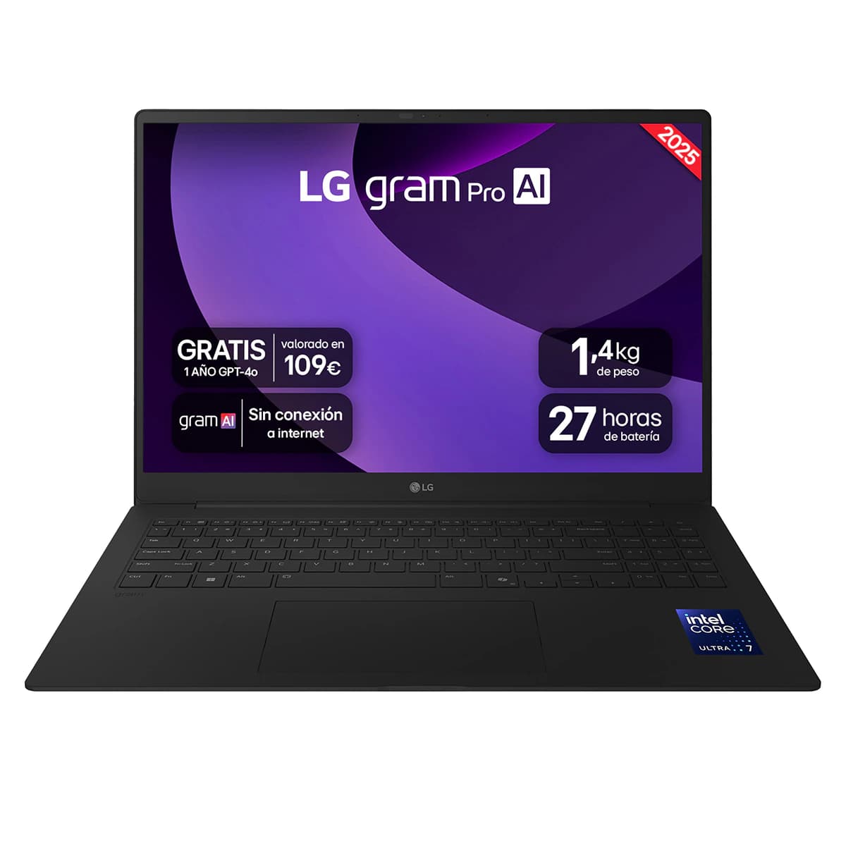 Imagen de LG gram pro 16ZD90TR portátil 16 pulgadas WQXGA en OfertitasTOP