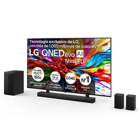 Imagen de LG QNED evo QNED93 85" MiniLED 4K 2025 + Barra de Sonido 📺 en OfertitasTOP