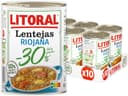 Thumbnail principal de Litoral Lentejas Riojana Pack 10x425 g — 4,25 kg 🥣