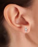 Thumbnail 1 de Little Ones Pendiente Individual Niña Oro y Diamantes ✨