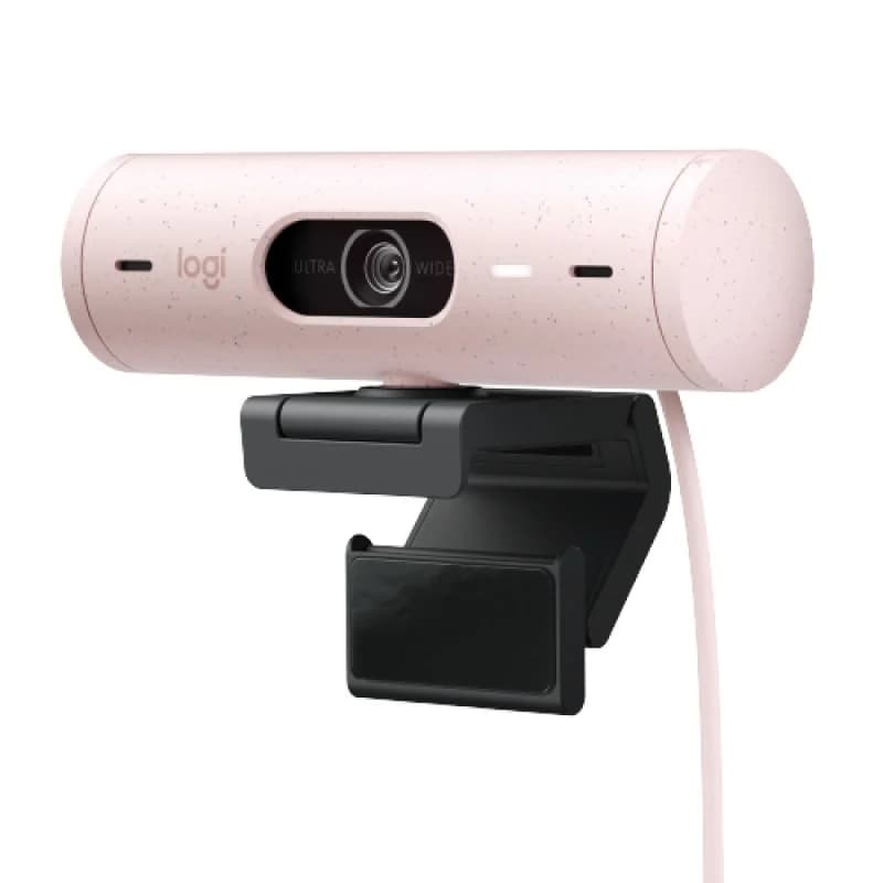Imagen de Logitech Brio 500 Webcam FullHD en Color Rosa 🌸 en OfertitasTOP