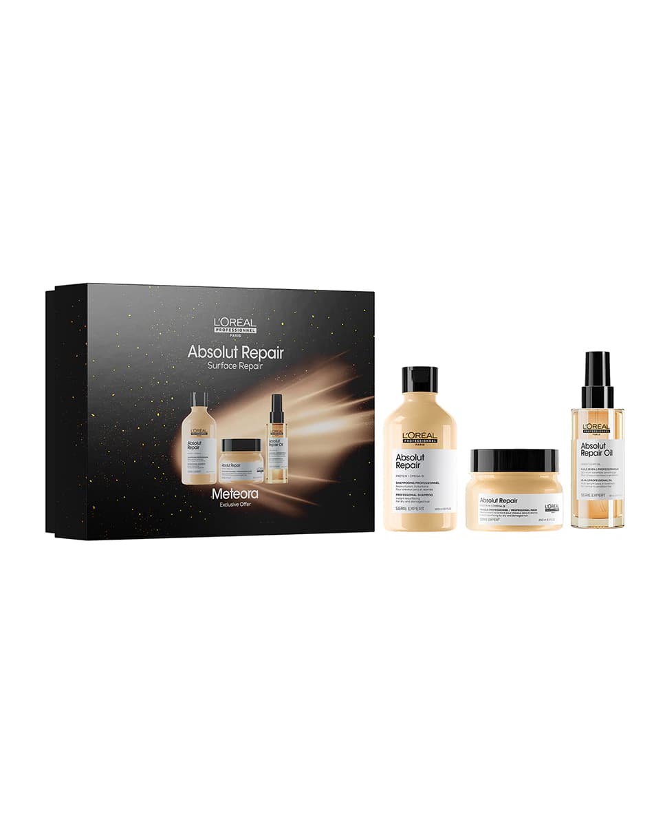 Imagen de L'Oréal Professionnel Meteora Absolut Repair Trio — Estuche regalo 🎁 en OfertitasTOP