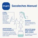 Thumbnail 1 de MAM Sacaleches Manual con Biberón Easy Start Anti-Colic 160 ml 🍼