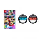 Thumbnail principal de Mario Kart 8 Deluxe Nintendo Switch + volante Joy‑Con 🎮