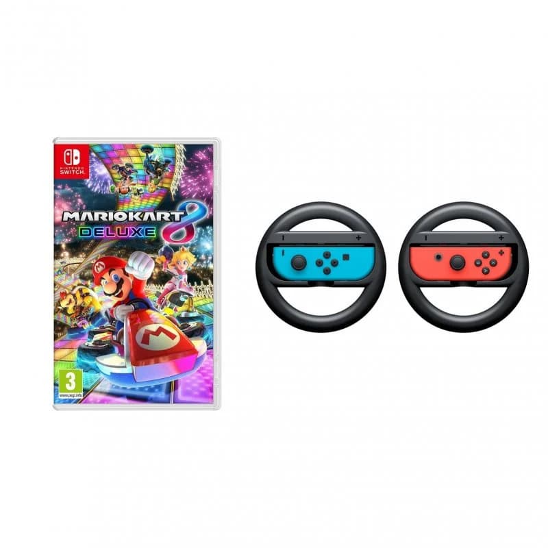 Imagen de Mario Kart 8 Deluxe Nintendo Switch + volante Joy‑Con 🎮 en OfertitasTOP