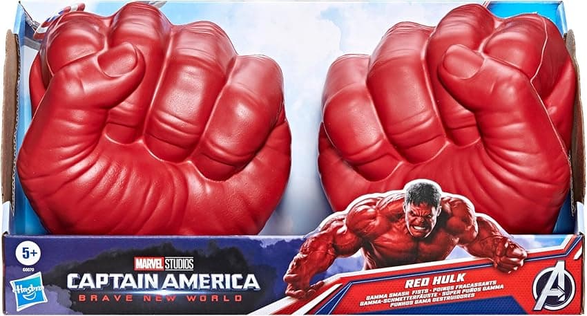 Imagen de Marvel Avengers Captain America Brave New World — Puños Hulk Rojo 🎮 en OfertitasTOP