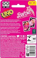 Thumbnail 6 de Mattel Games UNO Barbie The Movie — Juego de cartas familiar 📦