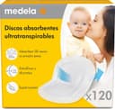 Thumbnail principal de Medela discos absorbentes lactancia 120 unidades 🧴