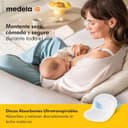 Thumbnail 1 de Medela discos absorbentes lactancia 120 unidades 🧴