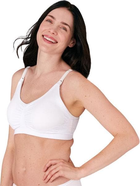 Imagen de Medela Sujetador de Lactancia y Extracción 3 en 1 Blanco S en OfertitasTOP