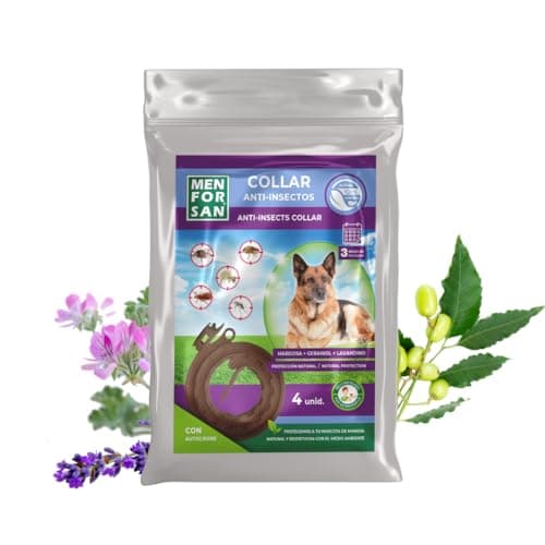 Imagen de MENFORSAN Pack 4 collares anti-insectos para perros 🐶 en OfertitasTOP