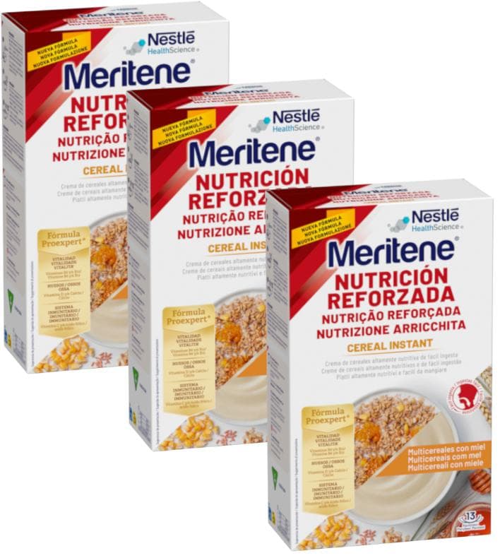 Imagen de Meritene Nutrición Reforzada Cereal Instant Multicereales con Miel 3x520 g en OfertitasTOP