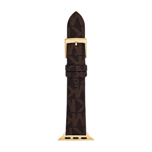 Imagen de Michael Kors Correa de piel compatible con Apple Watch 40 mm ⌚ en OfertitasTOP