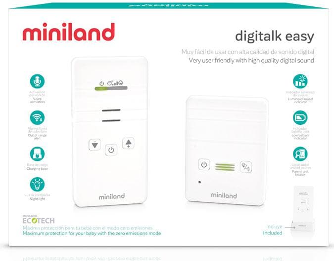 Imagen de Miniland Vigilabebés Digital Digitalk Easy con Pantalla 📹 en OfertitasTOP