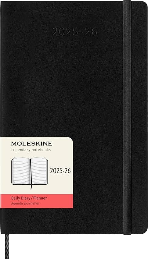 Imagen de Moleskine Daily Planner 2025-2026 agenda diaria 18 meses en OfertitasTOP