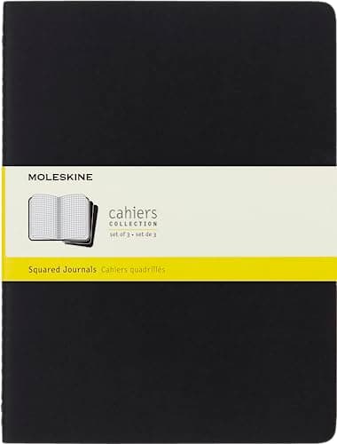 Imagen de Moleskine QP322 Cuadernos cuadriculados Extra Large — 3 uds 📒 en OfertitasTOP