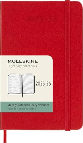 Imagen de Moleskine Weekly Planner 2025-2026 — Agenda 18 meses 9×14 cm 📘 en OfertitasTOP