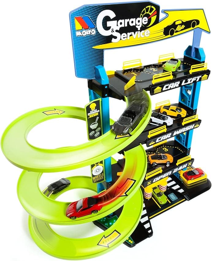 Imagen de Molto Parking Infantil 4 Plantas con Accesorios 🚗 en OfertitasTOP