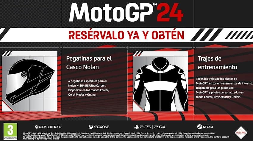 Imagen de MotoGP 24 Day One Edition PS4 — juego de carreras 🎮 en OfertitasTOP