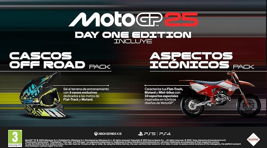Imagen de MotoGP25 Day One Edition videojuego oficial 2025 en OfertitasTOP