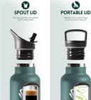 Thumbnail 1 de Motswedi Botella térmica 1.000 ml verde militar