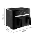 Thumbnail 5 de Moulinex Dual Easy Fry EZ901N freidora de aire 8,3 L