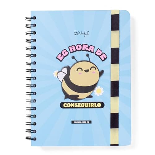 Imagen de Mr.Wonderful Agenda Escolar Wonder 2025-26 semanal 📒 en OfertitasTOP