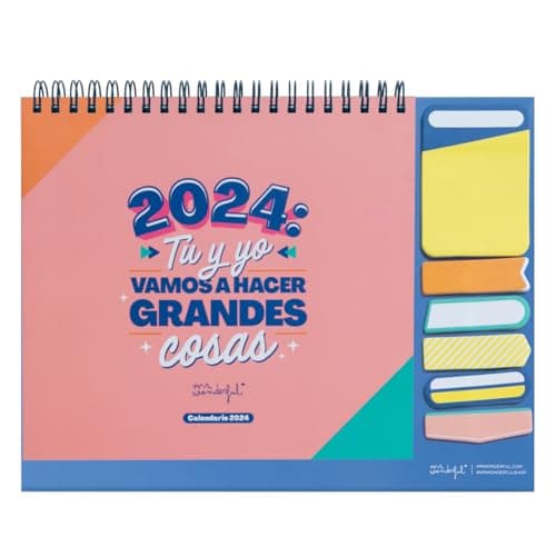 Imagen de Mr.Wonderful Calendario de sobremesa 2024 18×2×24 🗓️ en OfertitasTOP