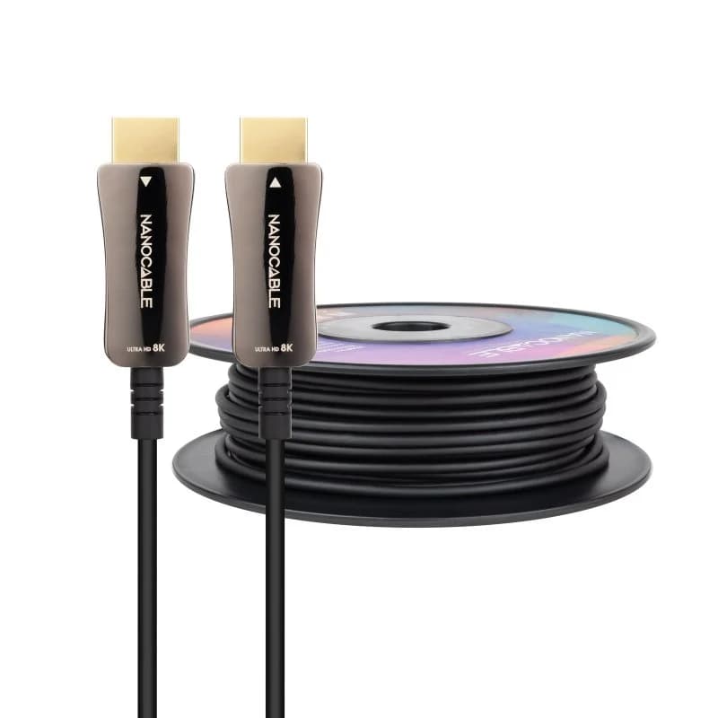 Imagen de Nanocable Cable HDMI 2.1 AOC 8K 30 m Negro 📺 en OfertitasTOP