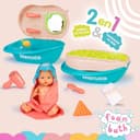 Thumbnail 2 de Nenuco NFNA0000 muñeco baño 35 cm, bañera 2 en 1 🧸