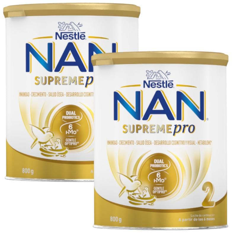 Imagen de Nestlé Nan Supreme Pro 2 leche 2x800 gr en OfertitasTOP