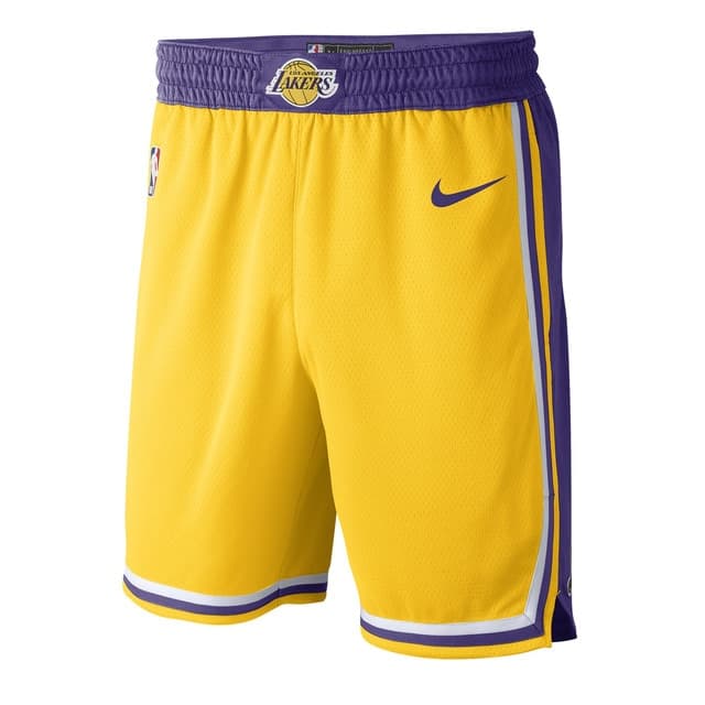 Imagen de Nike Bermuda Los Angeles Lakers 2018-2019 Icon Edition 🩳 en OfertitasTOP