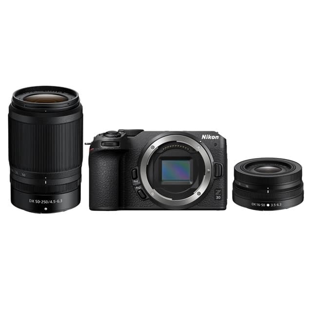 Imagen de Nikon Z 30 Cámara Evil 📷 con 2 Objetivos 16-50mm y 50-250mm en OfertitasTOP