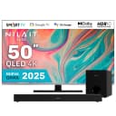 Thumbnail principal de Nilait Luxe 50" UC8003S QLED UHD 4K Smart TV + Barra Dolby 120W 🎥