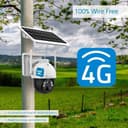 Thumbnail 1 de Nivian Cámara Vigilancia 360º 4G con panel solar 7W 📷