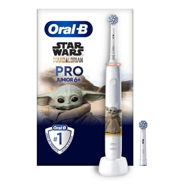 Imagen de Oral‑B Braun Pro Junior Yoda cepillo eléctrico recargable para niños 📱 en OfertitasTOP