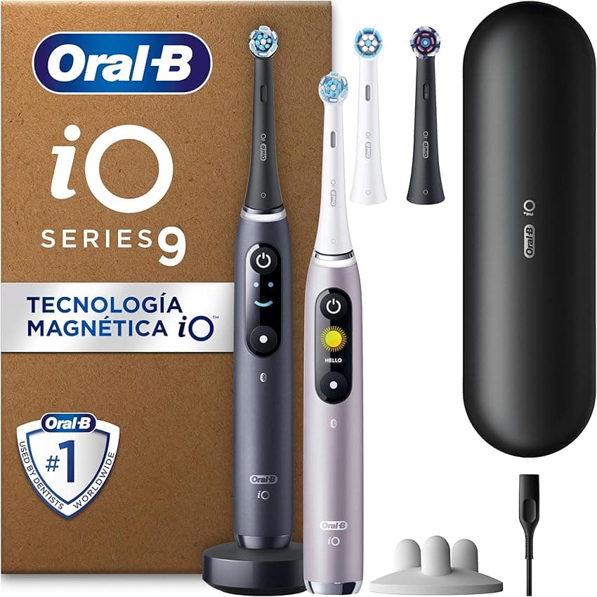 Imagen de Oral-B iO 9 Pack Cepillos Eléctricos 🌟 con Cabezales y Cargador en OfertitasTOP