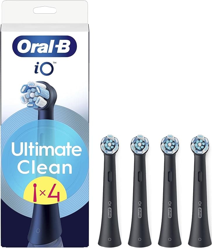 Imagen de Oral-B iO Ultimate Clean - Pack 4 Cabezales Negros 🦷 en OfertitasTOP