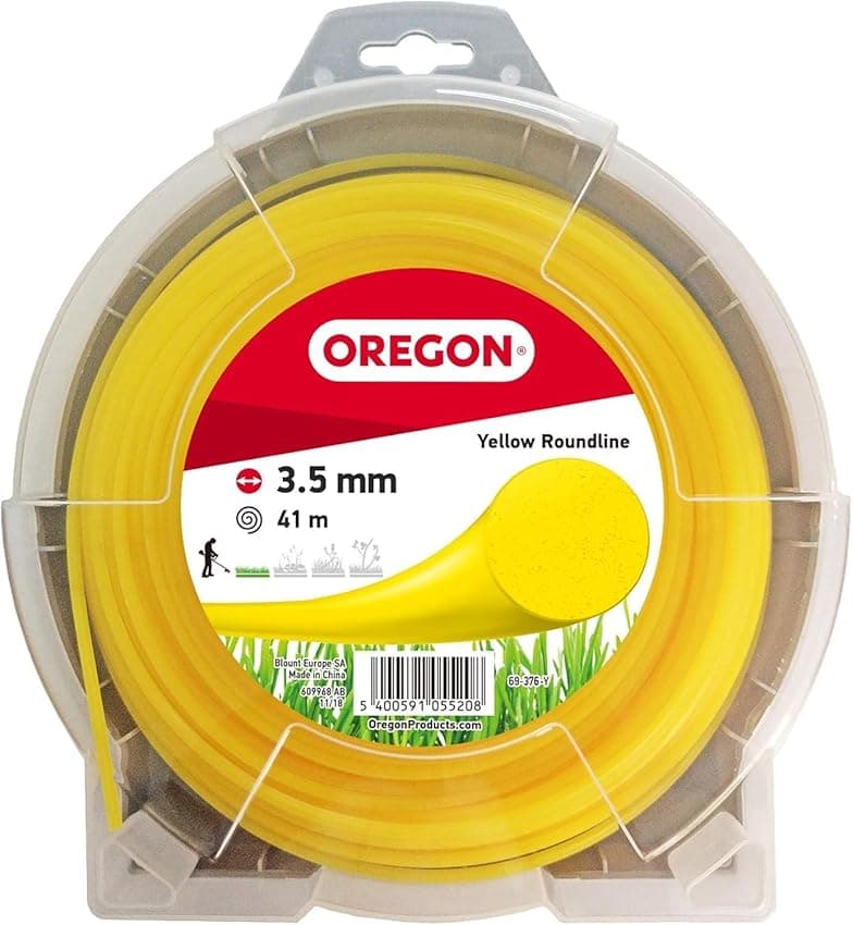 Imagen de Oregon 69-377-Y Hilo redondo 3,5 mm x 124 m 🌿 en OfertitasTOP
