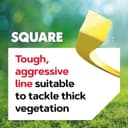 Thumbnail 3 de Oregon Yellow Square 4.0mm×32m hilo cuadrado para desbrozadora 📿